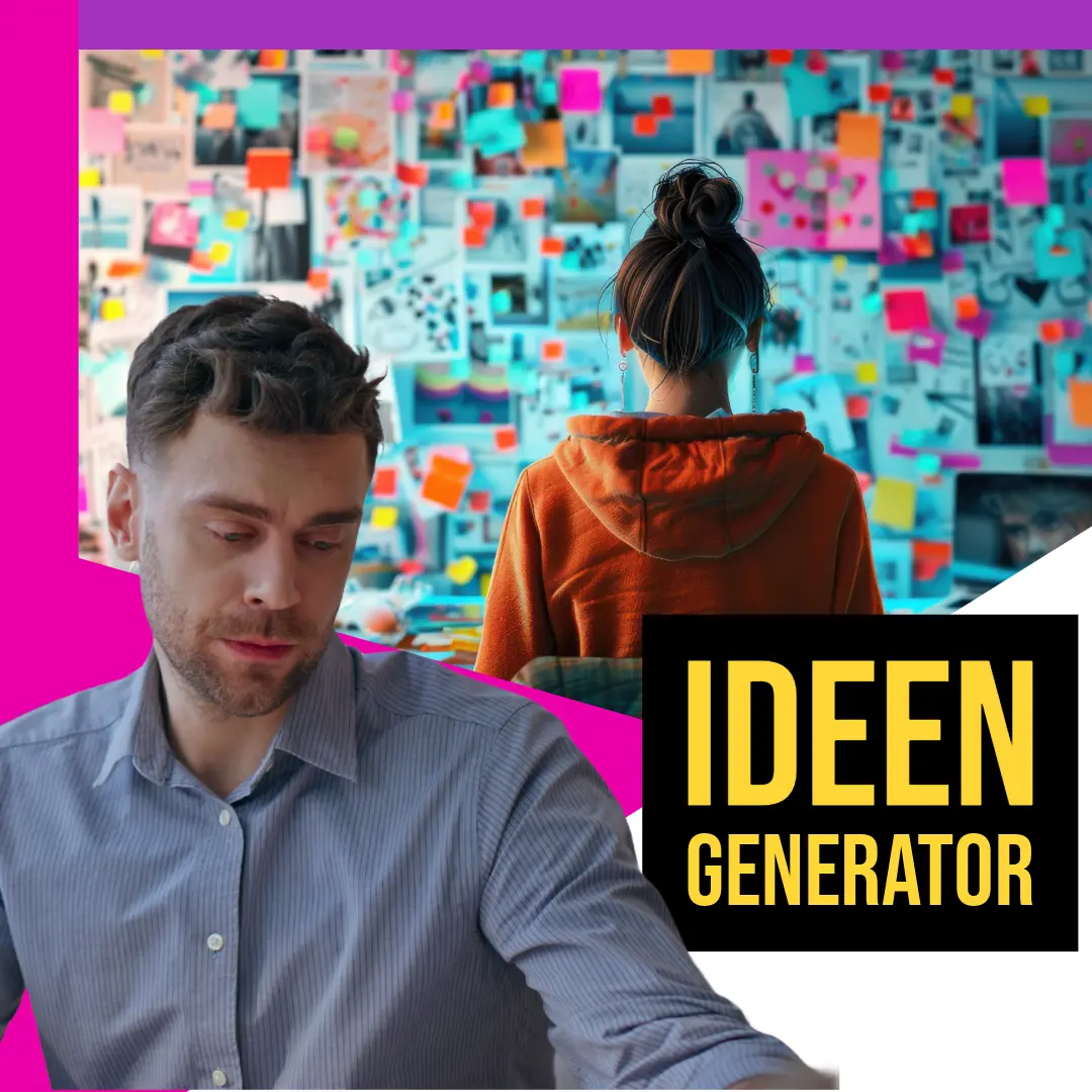 Unternehmer generiert endlos Content Ideen für sein Content Marketing